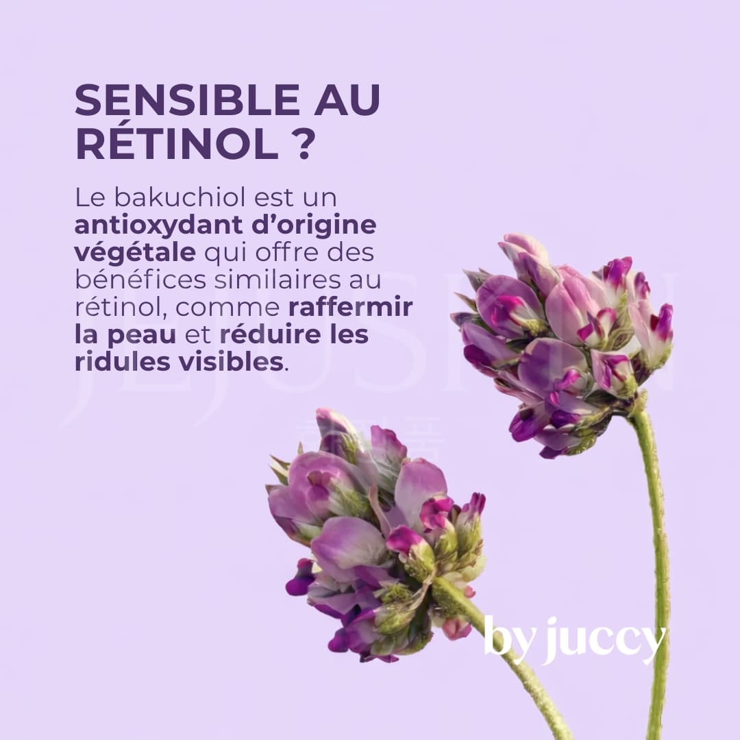 By Juccy  Ampoule raffermissante anti-âge Vinoberry au Bakuchiol peau sensible à alternative