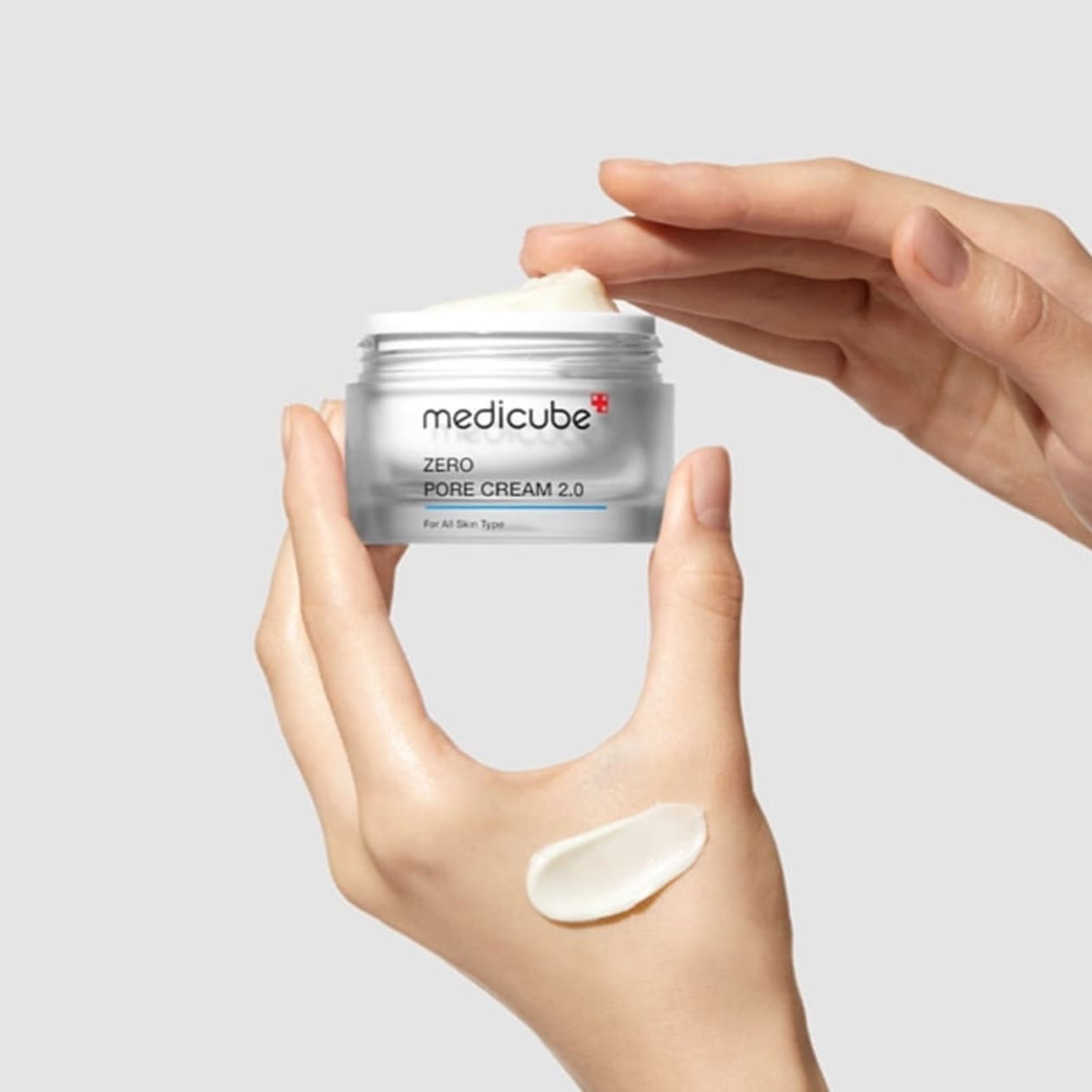 Texture de la Medicube crème hydratante Zéro pore 2.0