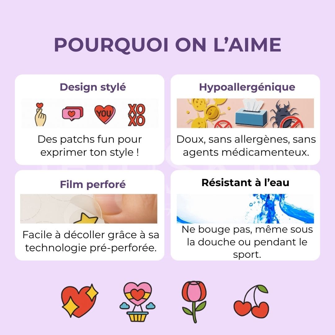 Catch Me Patch Patchs anti-imperfections Love Yourself bienfaits