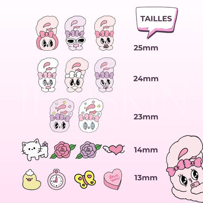 Catch Me Patch Patchs anti-imperfections Édition Émoticônes Esther Bunny tailles