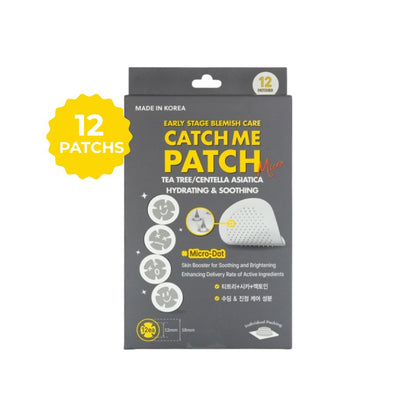 Catch Me Patch Patchs micro-aiguilles hydratants et apaisants pour boutons naissants 12 patchs