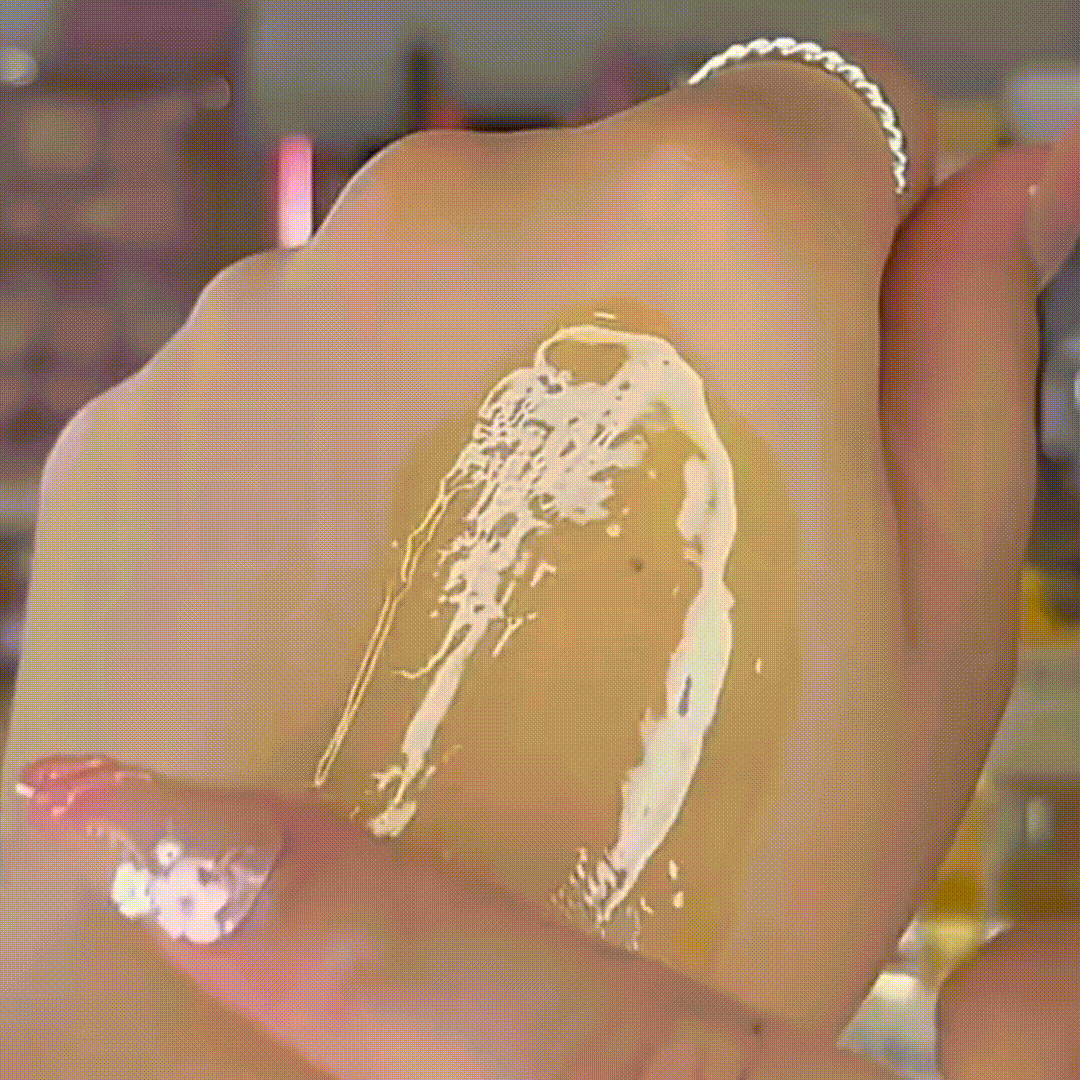 gif de ViCREA huile capillaire nourrissante &honey Deep Moist 3.0 à la rose de Damas 100ml