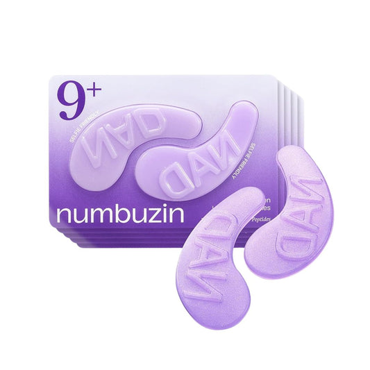 Numbuzin patchs contour des yeux revitalisants NAD+ et collagène N°9 5 paires