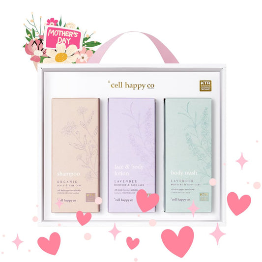 Cell Happy Co - Coffret cadeau de soins pour le corps et les cheveux - Édition limitée fête des mères