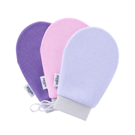 Gant de gommage pour le visage et corps
