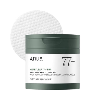 Pads purifiants Heartleaf 77% d'Anua