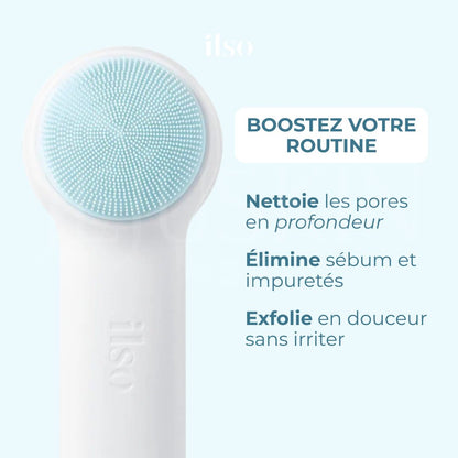 Les bénéfices de la Brosse nettoyante et exfoliante pour les pores d'Ilso