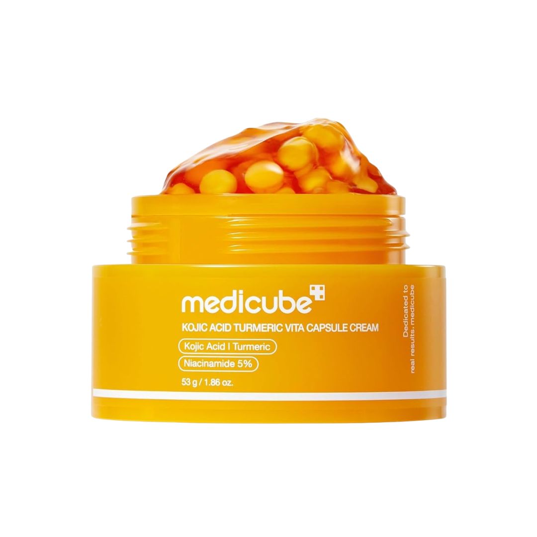 Medicube - Crème capsules anti-taches à l’acide kojique, curcuma et vitamines - 53g