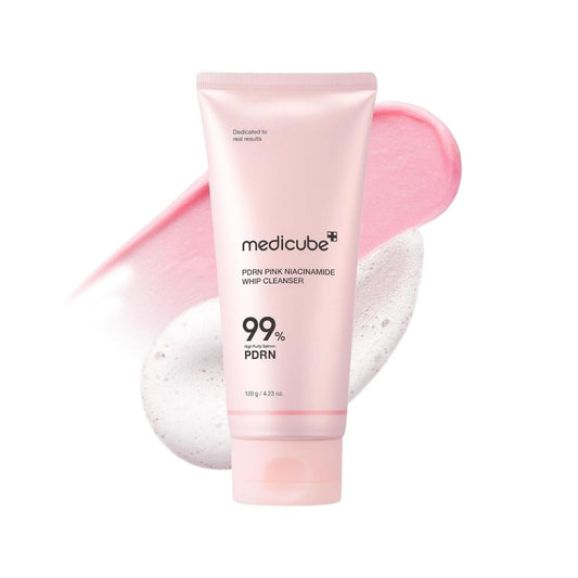 Medicube - Mousse nettoyante éclat au PDRN et glutathion rose - 120g