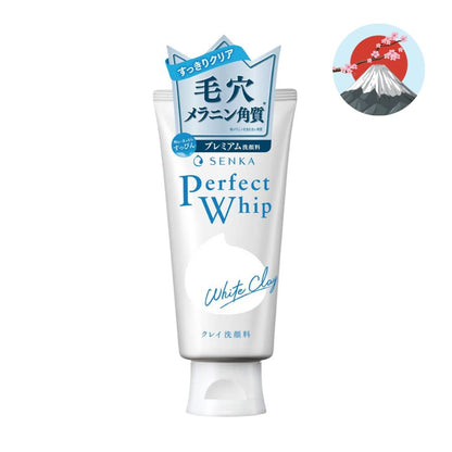 Shiseido nettoyant à l'argile blanche Senka Perfect Whip 120g