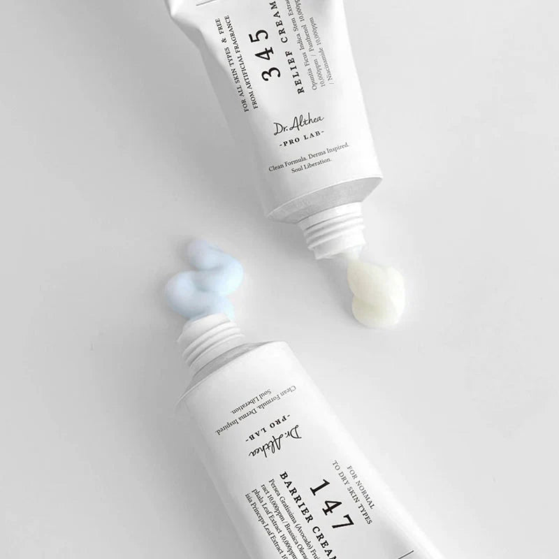 Creme dr althea 147 et 345 face à face