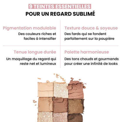 Palette yeux Dasique teintes naturelles