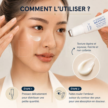 Dr.Althea Roller contour des yeux lissant au rétinol Comment atténuer les rides et les cernes sous les yeux avec un roll-on au rétinol ?