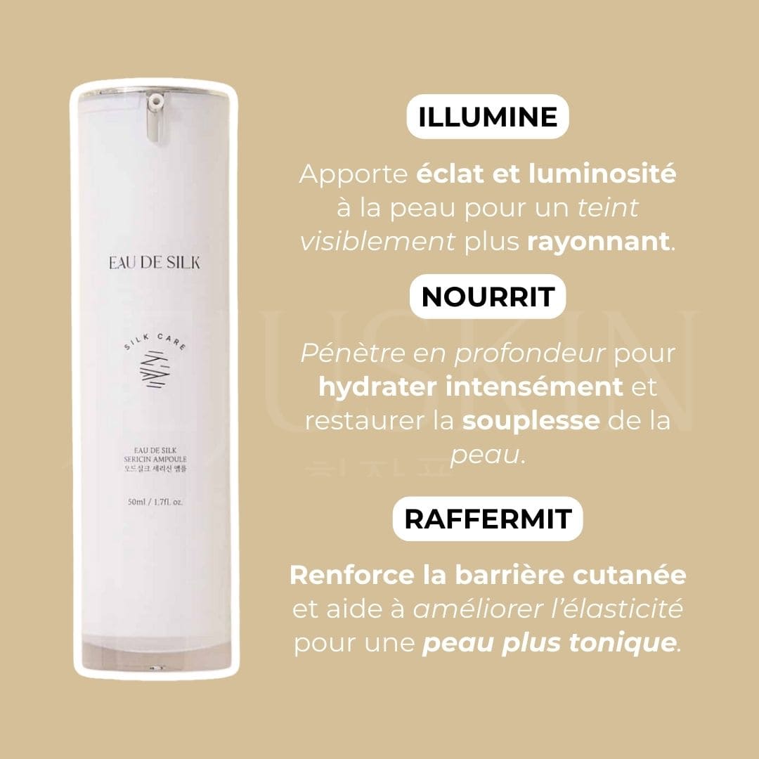 Eau de Silk Ampoule bénéfices