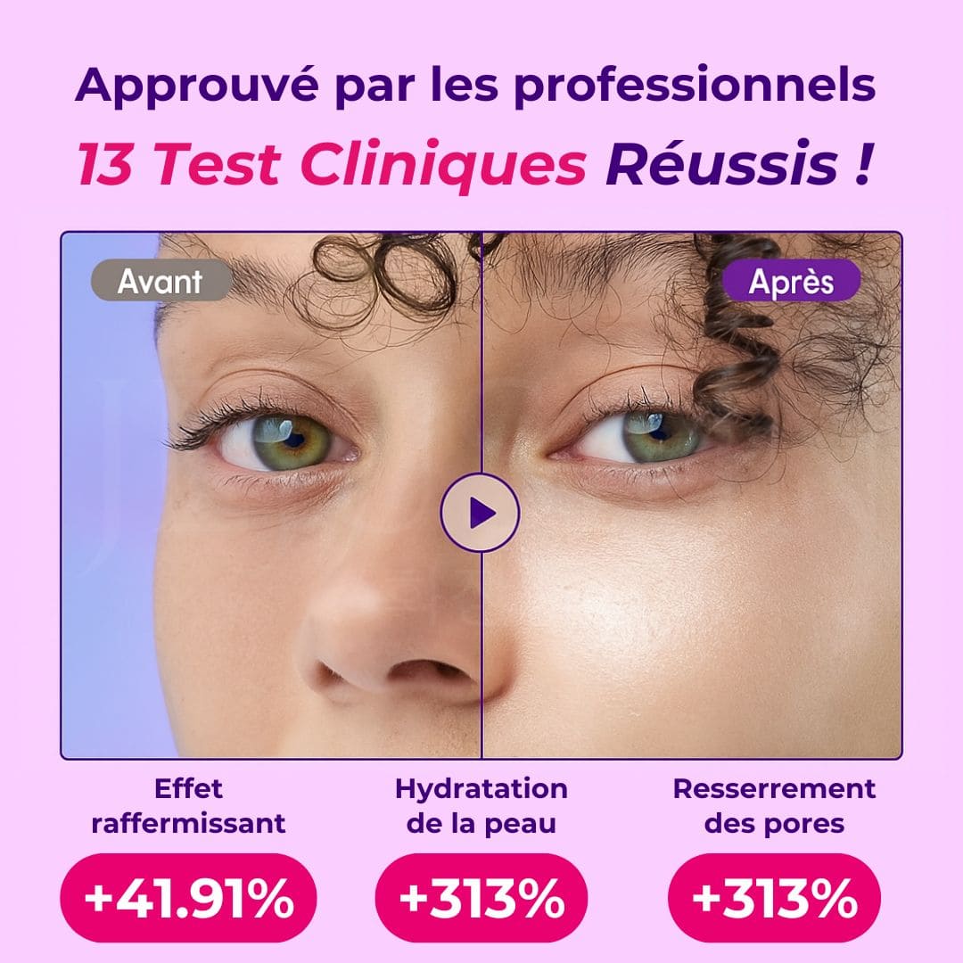 Eqqualberry Sérum raffermissant anti-âge avant après