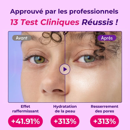 Eqqualberry Sérum raffermissant anti-âge avant après