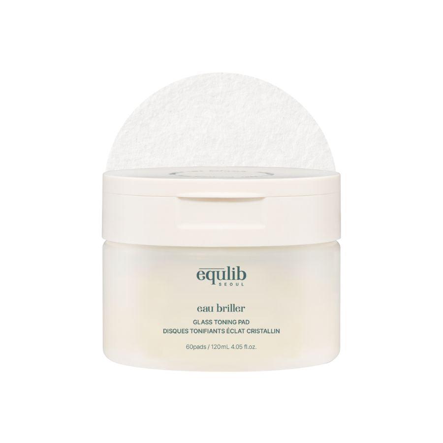 Equlib - Toner pads hydratants Eau Briller - Effet glass skin - 60 pads
