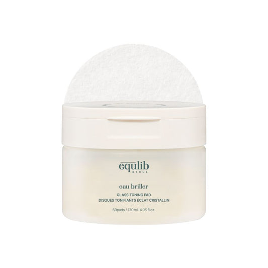 Equlib - Toner pads hydratants Eau Briller - Effet glass skin - 60 pads