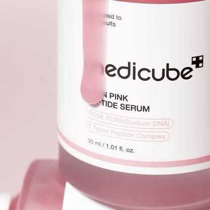 Medicube Sérum PDRN à la peptide rose texture