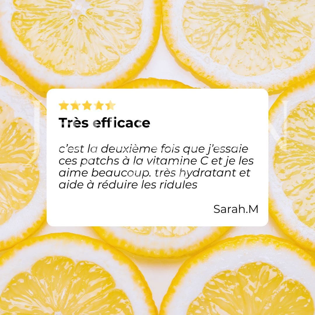 Goodal - Patchs en gel pour le contour des yeux à la vitamine C et mandarine verte avis client 