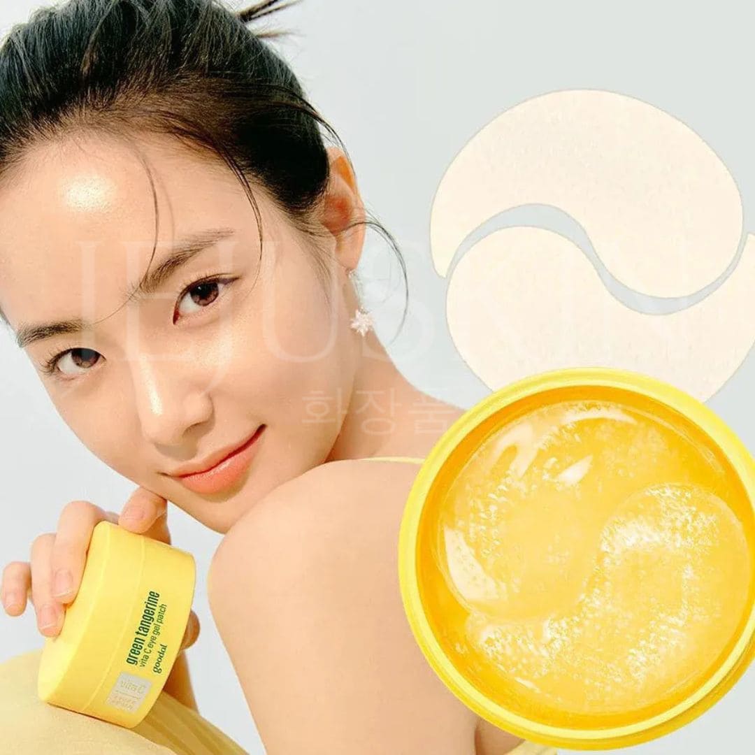 Goodal  Patchs en gel pour le contour des yeux à la vitamine C et mandarine verte illumine le regard
