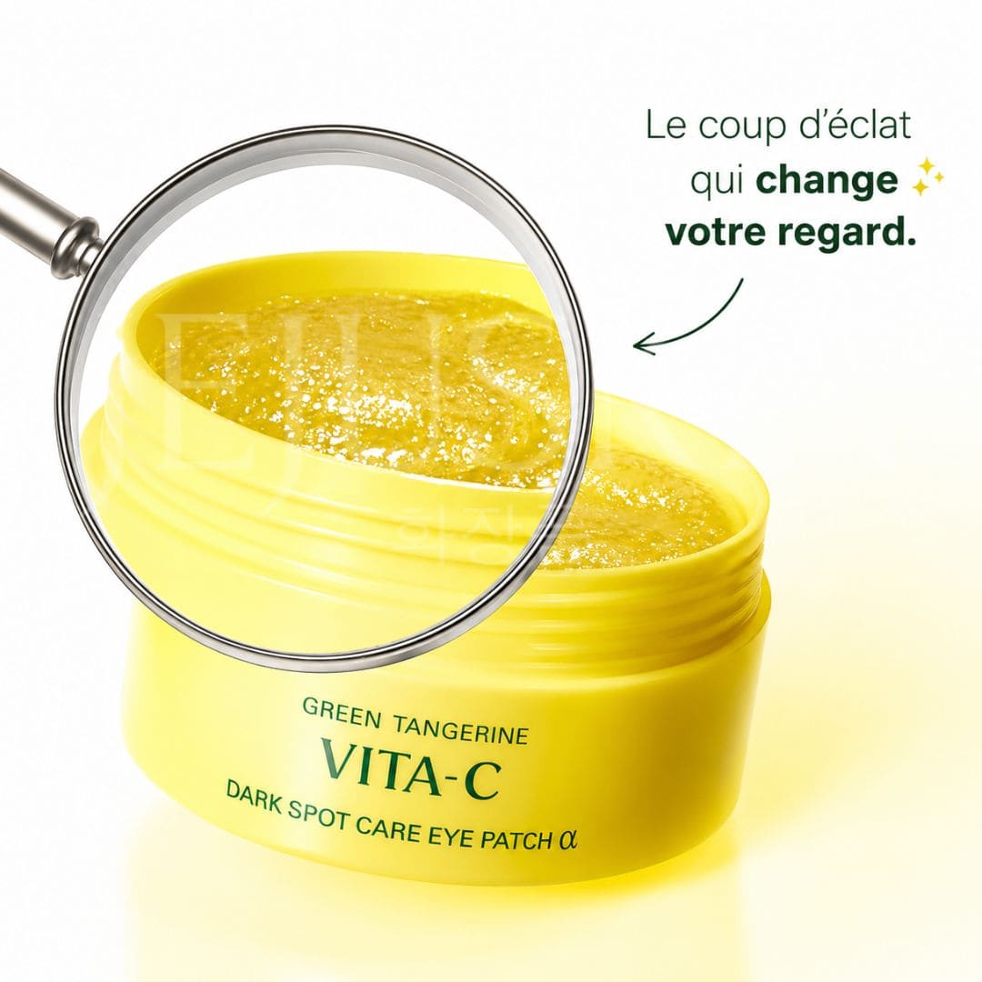 Goodal  Patchs en gel pour le contour des yeux à la vitamine C et mandarine verte réduit les cernes