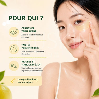 Goodal  Patchs en gel pour le contour des yeux à la vitamine C et mandarine verte  type de peau