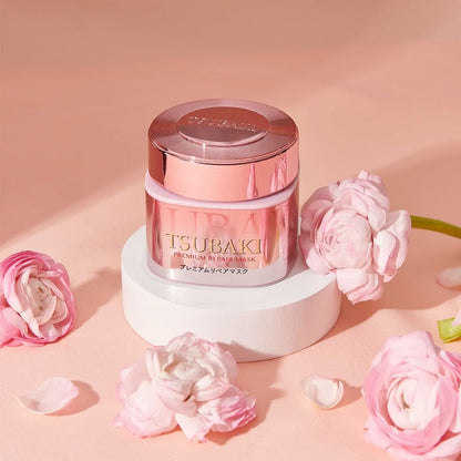 Shiseido masque capillaire camélia rose