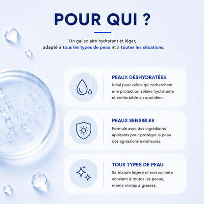 Isntree Gel solaire hydratant à l'acide hyaluronique  pour qui 