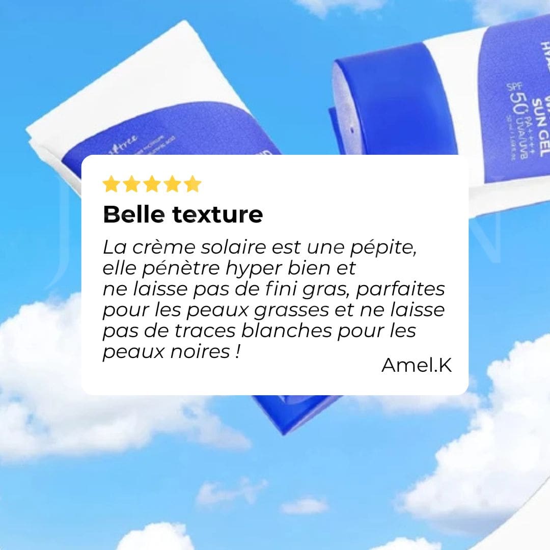 Isntree  Gel solaire hydratant à l'acide hyaluronique  avis