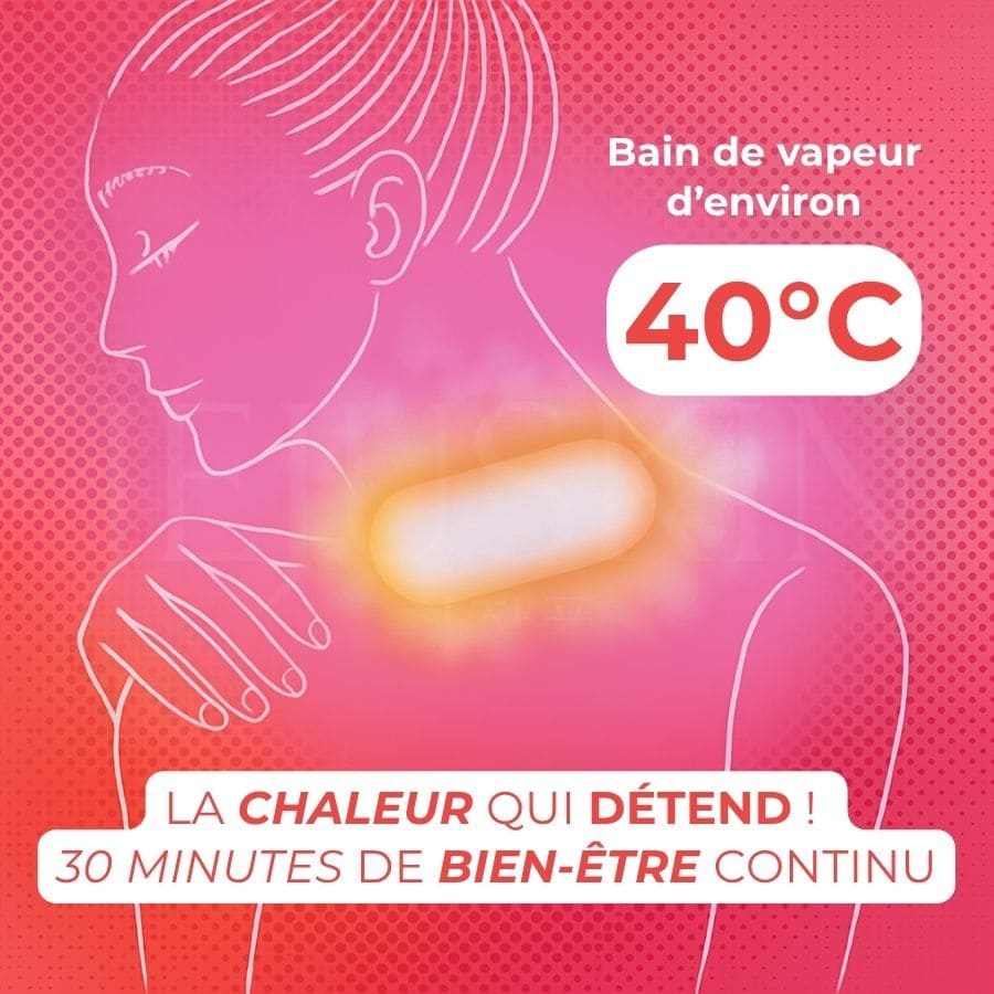 Kao Masques chauffants MegRhythm pour la nuque bénéfice