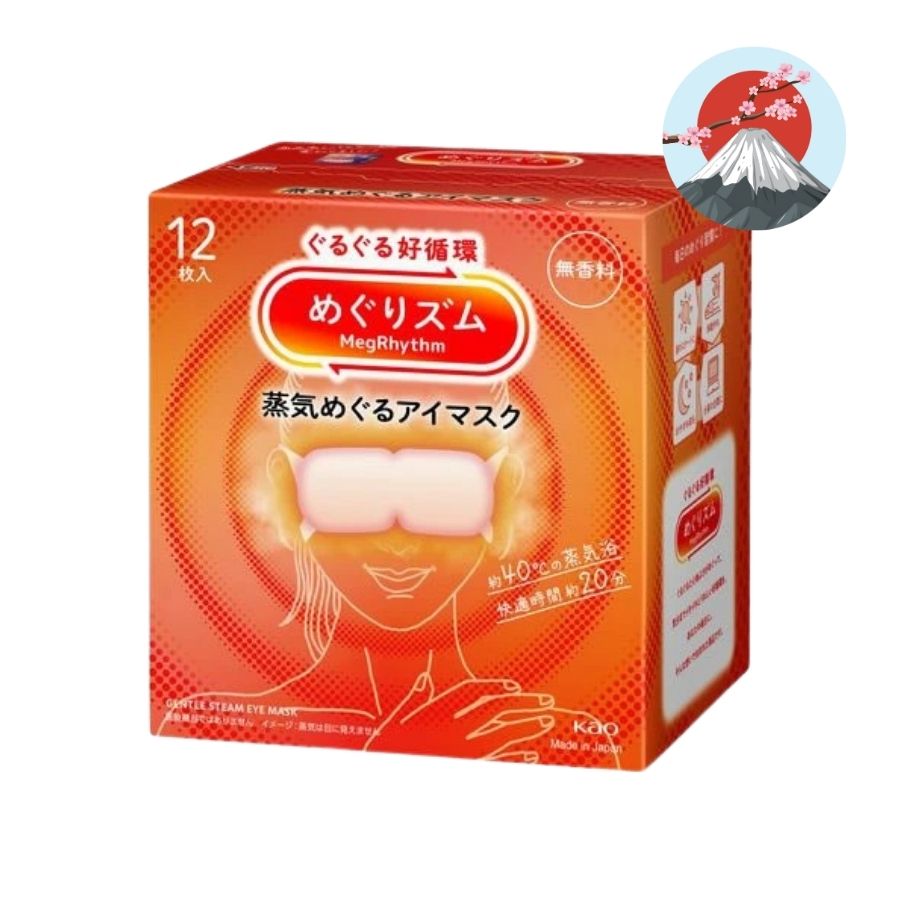 Kao masques chauffants MegRhythm pour les yeux sans parfum