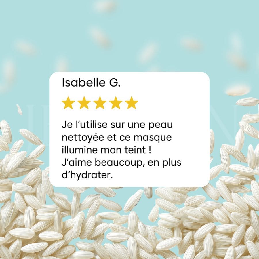 Keana Nadeshiko Masque à rincer au riz avis