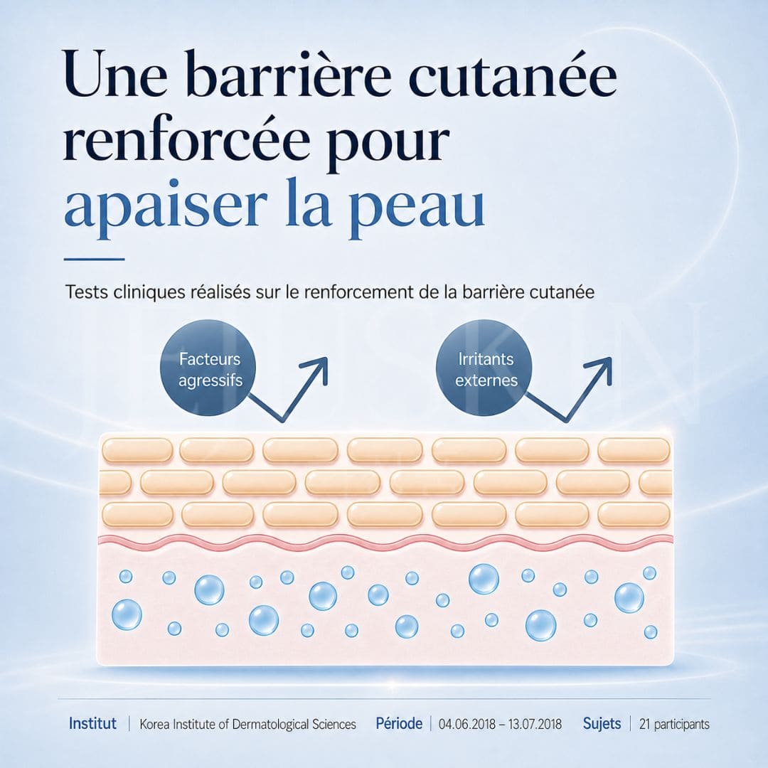 La crème hydratante Dokdo 1025 de chez Round Lab pour apaiser la peau et renforcé la barrière cutanée 