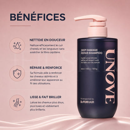 Les bénéfices du Shampooing coréen réparateur intense pour cheveux abîmés 