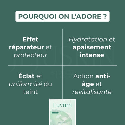 Luvum Masque en gel au citron vert et à la vitamine C bénéfices