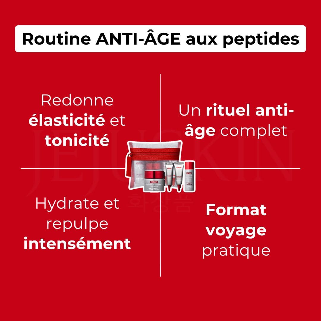 Medi-Peel Kit anti-âge aux Peptides - 9 Volume Bio Tox bénéfices