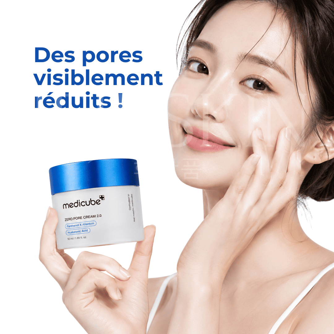 Medicube Crème hydratante Zéro pore 2.0 pores visiblement résuits