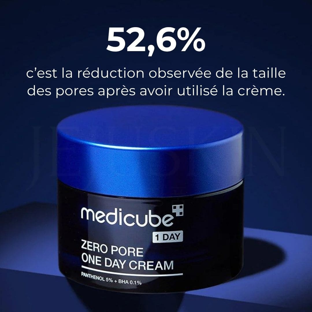 Medicube Crème hydratante Zero Pore 50ml bénéfice 1