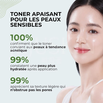 Numbuzin Toner apaisant aux herbes Pure-Full bienfaits