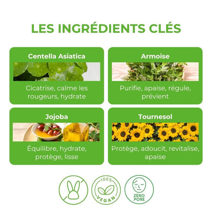 Orien Huile nettoyante à l’armoise ingrédients