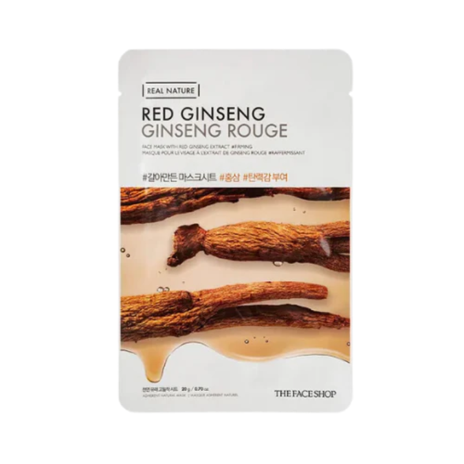 Masque the face shop au ginseng rouge