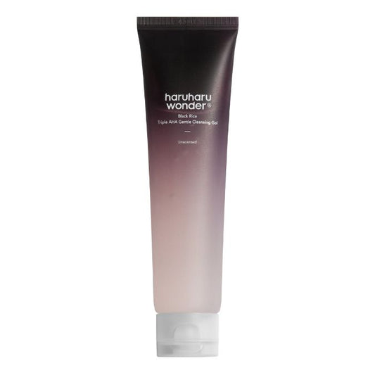 Haruharu Wonder - Gel nettoyant doux triple AHA au riz noir - 100ml