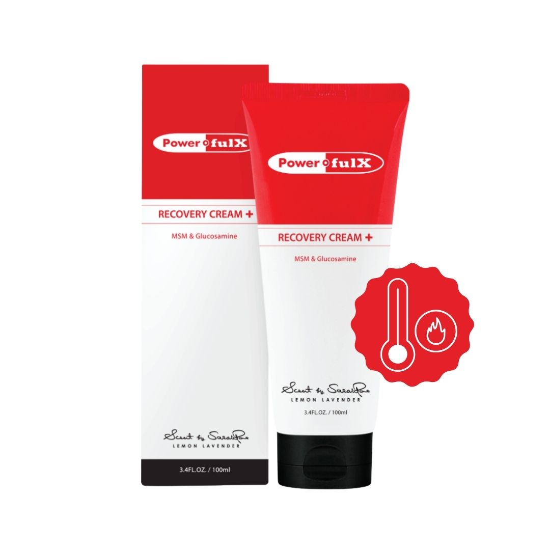 PowerfulX crème de massage chauffante recovery 100ml