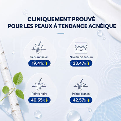 Round Lab Crème hydratante régénérante au jus de bouleau tendance acnéique 