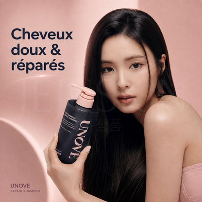  Shampooing coréen pour des cheveux et réparés de chez UNOVE 