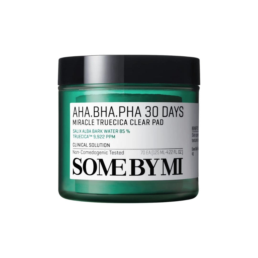 Some By Mi pads exfoliants et clarifiants Truecica AHA BHA PHA 30 jours 70 pads