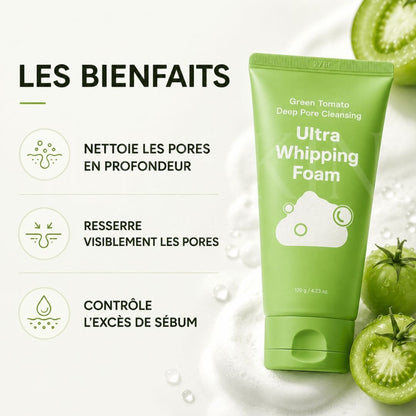 Sungboon Editor  Mousse nettoyante ultra-riche pour les pores à la tomate verte les bienfaits