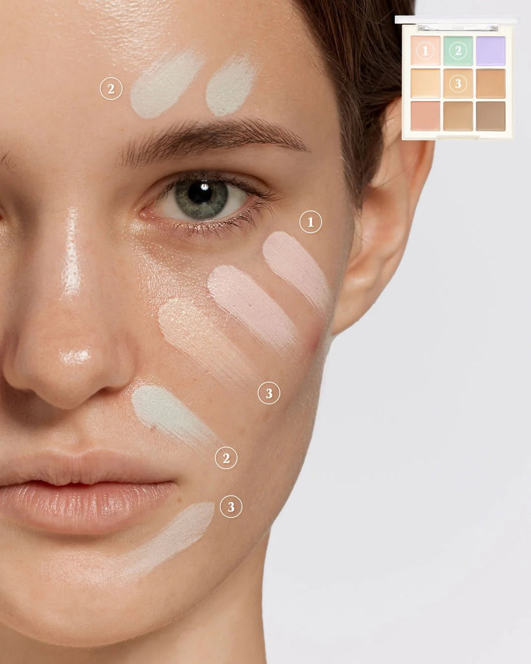 Palette correcteurs Dasique teintes naturelles