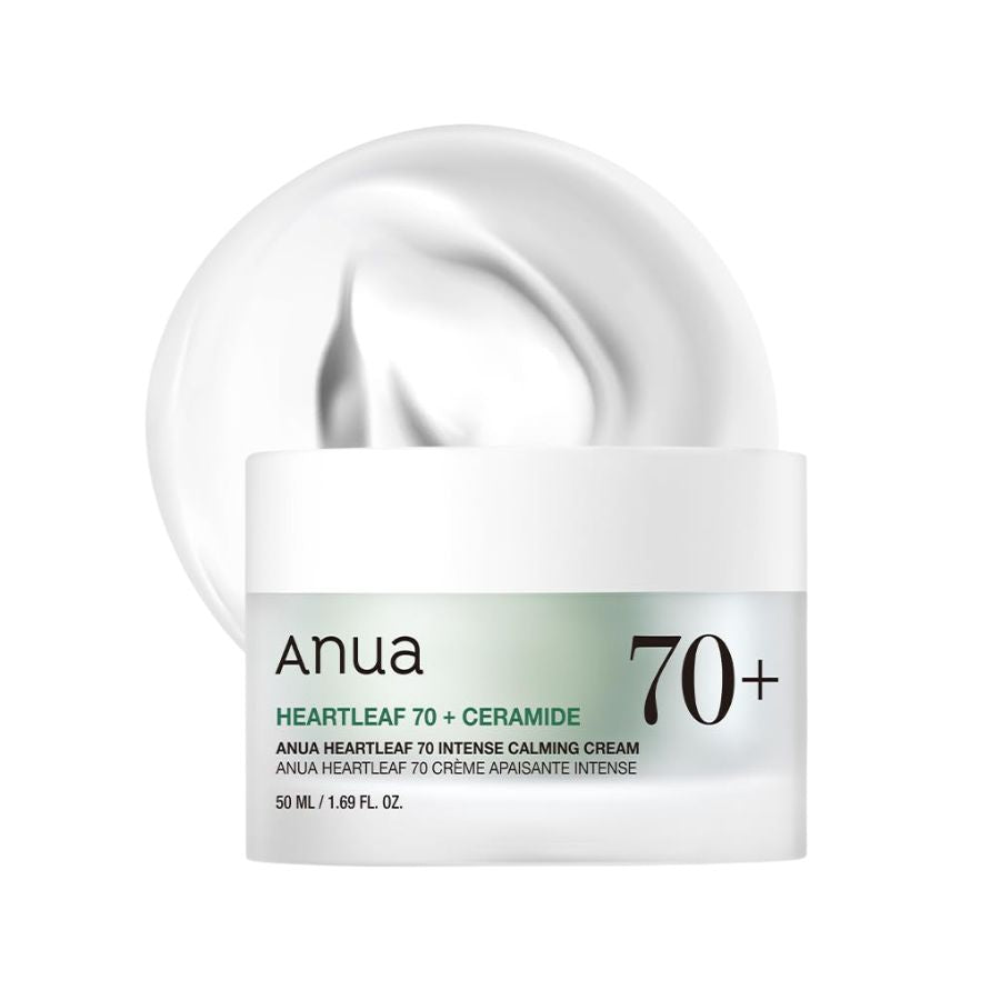 Anua crème réparatrice apaisante Heartleaf 70+ & Céramides 50ml